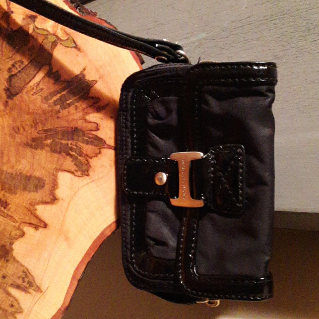 Michael Kors Black Wristlet Clutch